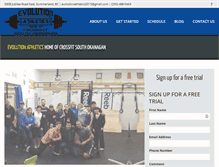 Tablet Screenshot of crossfitsouthokanagan.com